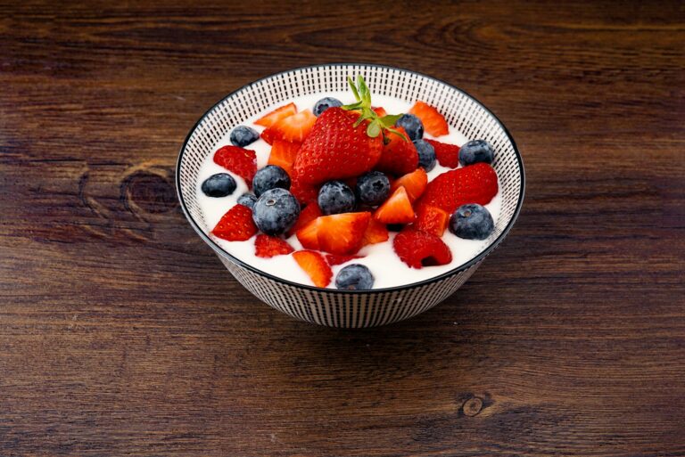 Greek yogurt with fresh berries